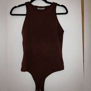 Brown bodysuit